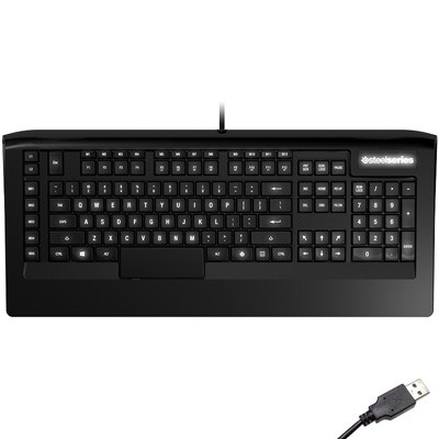 Клавиатура SteelSeries Apex Raw 64133 Black USB