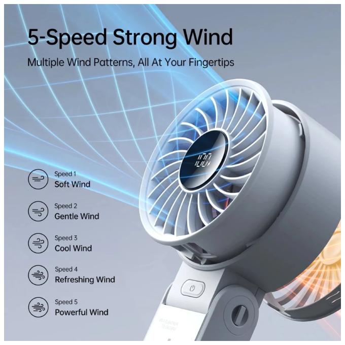 Jisulife Handheld Fan 7 pink
