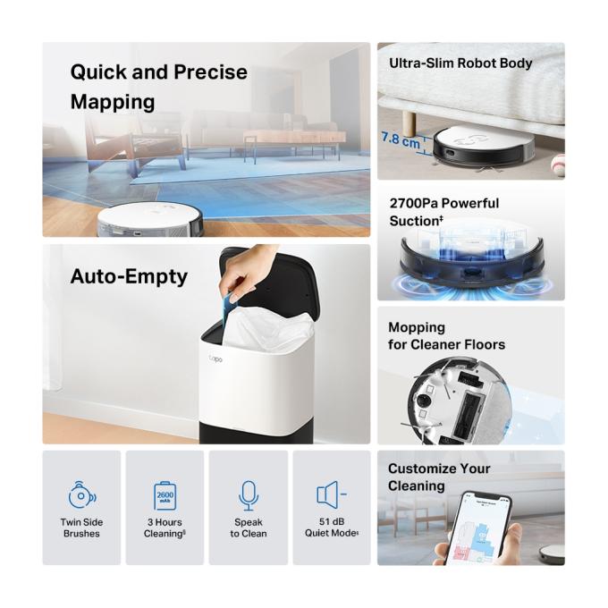 TP-Link Tapo RV20 Mop Plus