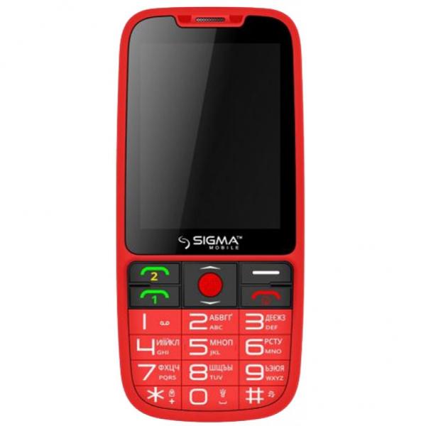 Мобильный телефон Sigma Comfort 50 Elegance Red 4827798233788/4827798233757