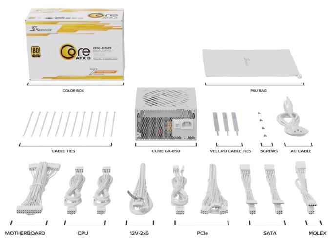 Seasonic CORE GX-850-ATX31 WHITE