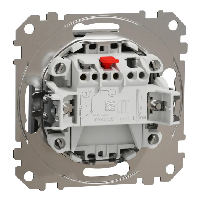 Schneider Electric SDD113101 Sedna Design & Elements 1-клавишный алюминий