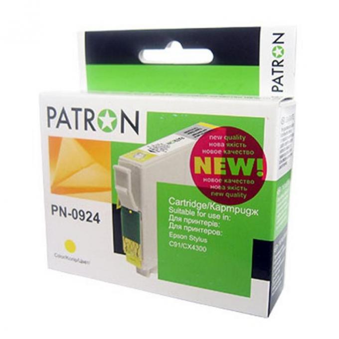 Картридж PATRON для EPSON C91/T26/27/TX106 yellow CI-EPS-T09244A-Y2-PN