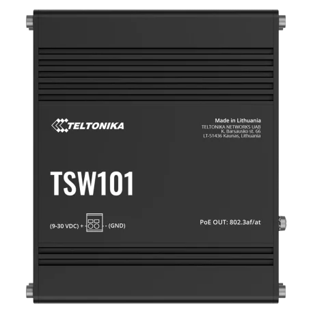 Teltonika TSW101 POE+ для использования в транспорте