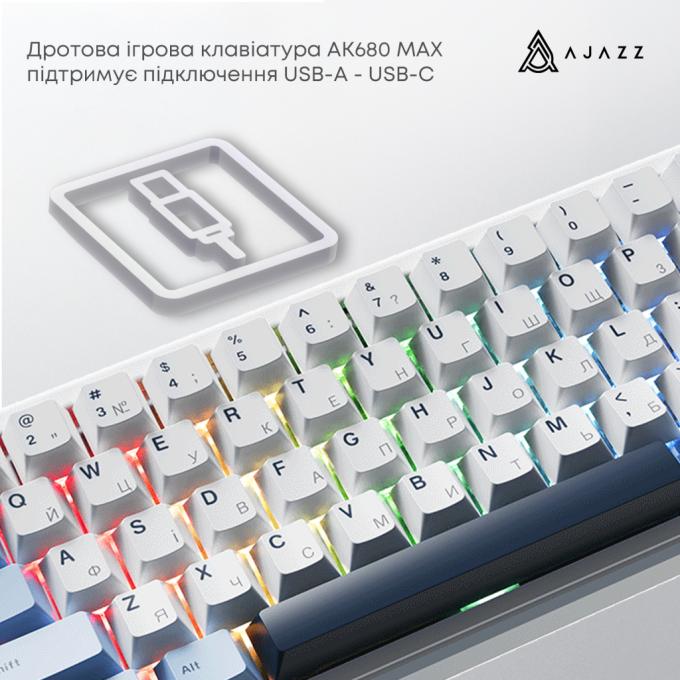 Ajazz AK680-M-BWD-AW