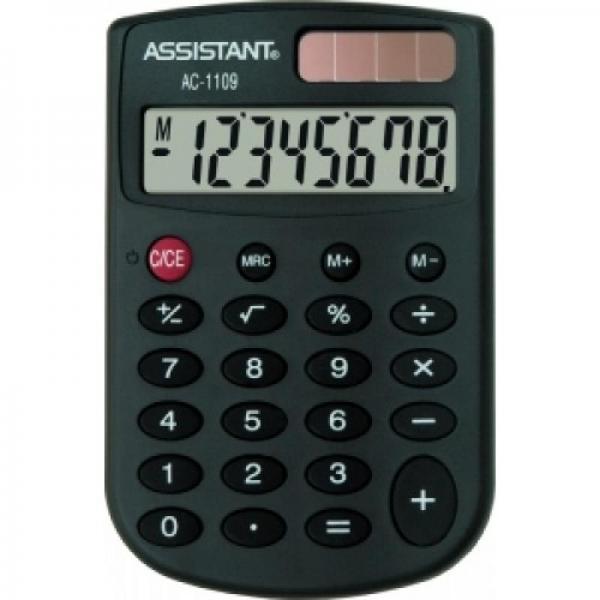 Калькулятор Assistant AC-1109 Black