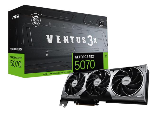 MSI RTX5070 12G VEN 3X