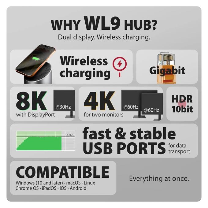 AXAGON HMC-WL9