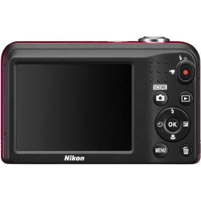 Цифровой фотоаппарат Nikon Coolpix A10 Red VNA982E1