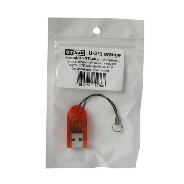 Считыватель флеш-карт ST-Lab MicroSD/TF U-373 orange