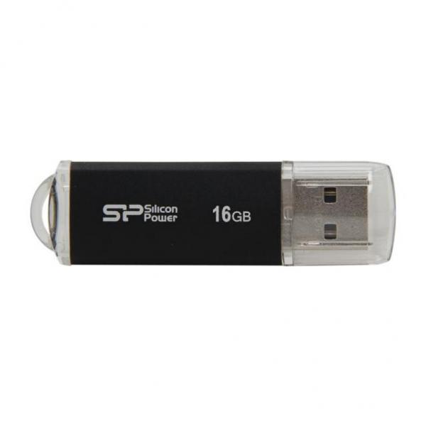 USB флеш накопитель Silicon Power 16GB Ultima II I-Series Black USB 2.0 SP016GBUF2M01N1K