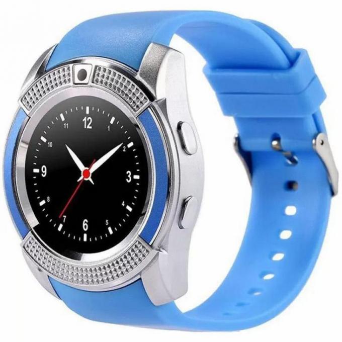 Смарт-часы UWatch V8 Blue F_54957
