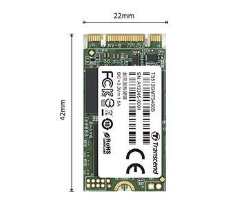 Твердотільний накопичувач SSD M.2 Transcend MTS400 64GB 2242 SATA MLC TS64GMTS400S