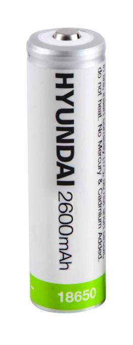 Аккумулятор Hyundai 18650 Li-ion 2600mAh (Sharp Top) 