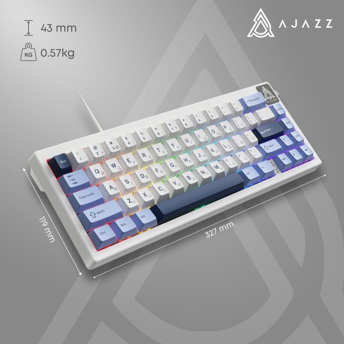Ajazz AK650-SS-BWB