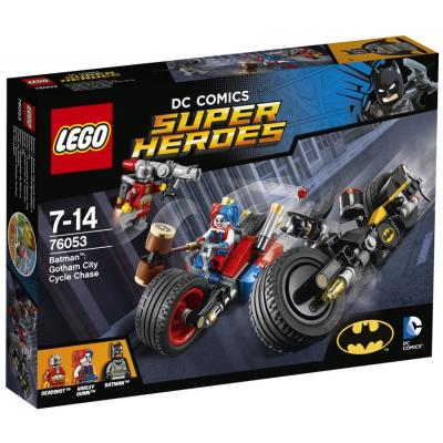 Конструктор LEGO Super Heroes Бэтман Погоня на мотоциклах по Готэм-сити 76053