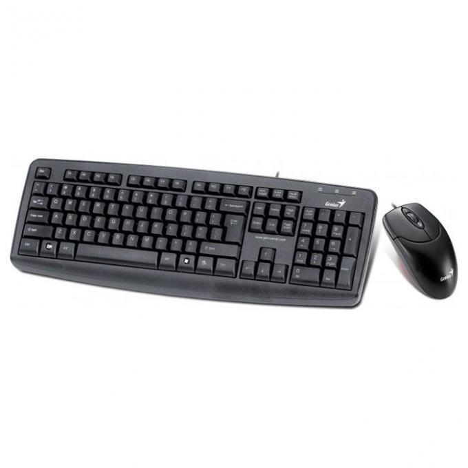 набiр миша+клавiатура дротовий KM-100 USB Black GENIUS 31330215100