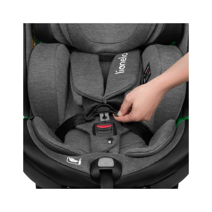 Lionelo LO-HARMONY I-SIZE GREY GRAPHITE LEATHER