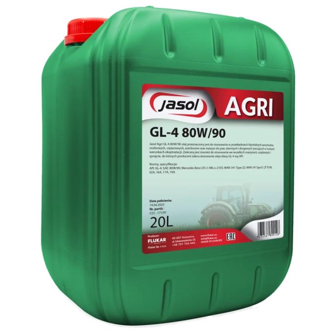 JASOL AGRI GL-4 80w90 20л