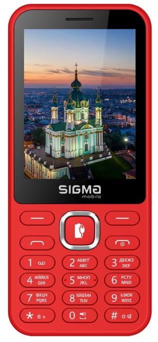 Sigma mobile X-style 31 Power Type-C Red