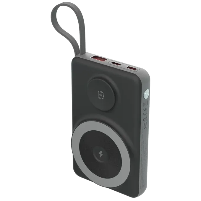 Choetech B695 10 000мАг Black з магнітною зарядкою