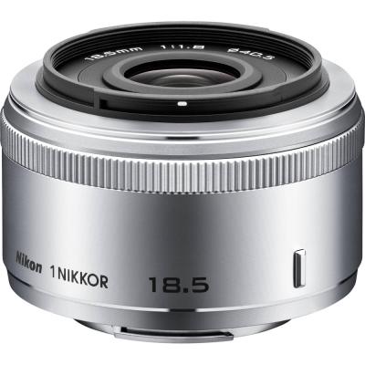 Объектив Nikon 1 NIKKOR 18.5mm f/1.8 Silver JVA102DC