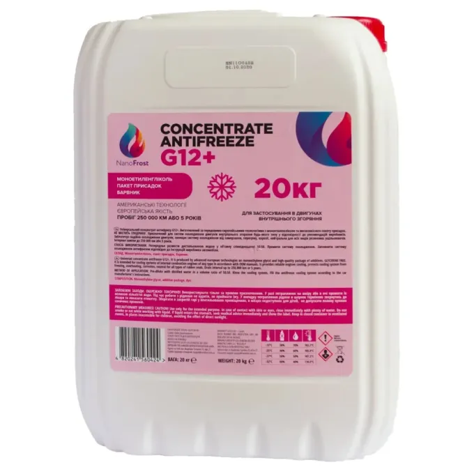 NanoFrost G12+ рожевий, 20кг