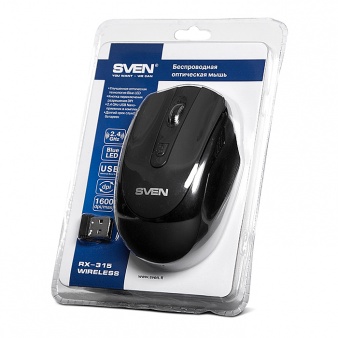 Мышка Sven RX-315 Wireless Black USB