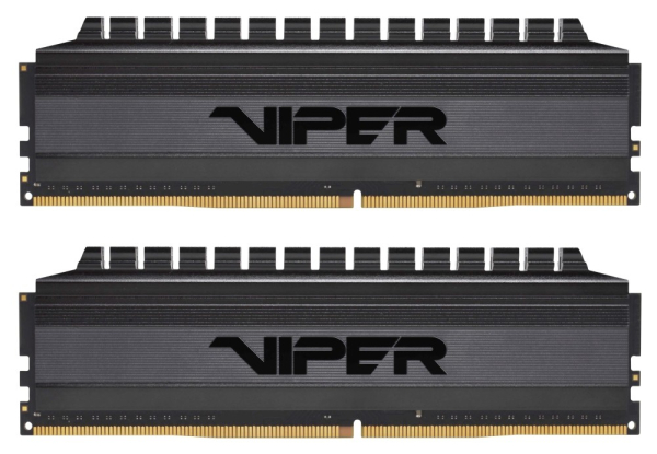 Память для ПК Patriot DDR4 3600 16GB KIT (8GBx2) Viper Blackout PVB416G360C7K