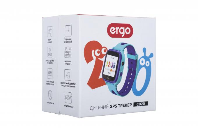 Смарт-часы Ergo GPS Tracker Color C020 - Детский трекер (Pink) GPSC020P