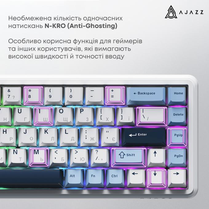 Ajazz AK680-M-BWD-AW