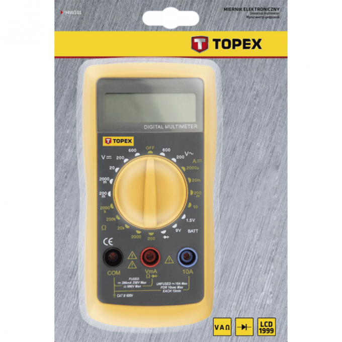 Цифровой мультиметр Topex 101 94W101