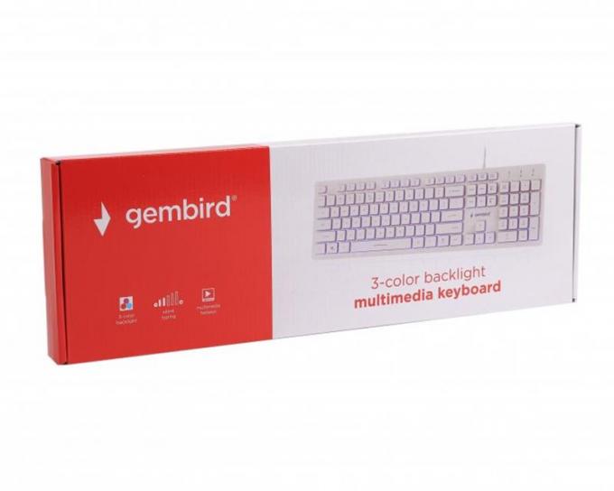 GEMBIRD KB-UML3-01-W-UA