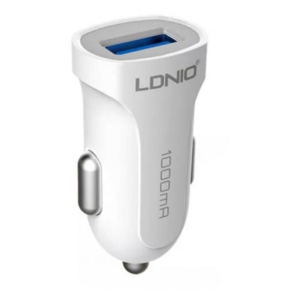 Зарядное устройство LDNIO DL-C17 (1*USB, 1A, White) 36960