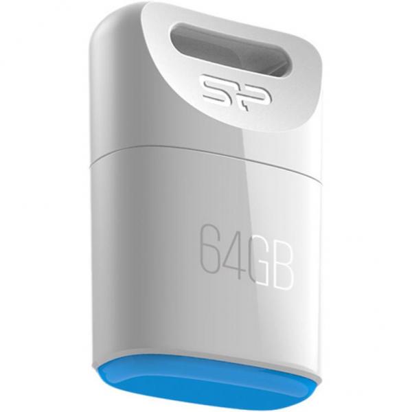 USB флеш накопитель Silicon Power 64GB Touch T06 White USB 2.0 SP064GBUF2T06V1W