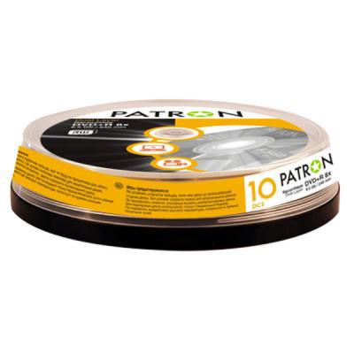 Диск DVD+R PATRON 8.5Gb 8x Cake box 10шт Dual Layer INS-D032