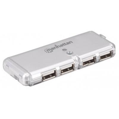 USB Hub Intracom Hi-Speed Classic Desing Silver 160599