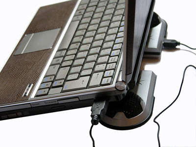 Подставка под ноутбук Titan TTC-G5T 10" -17" с колонками 2х0.6 W