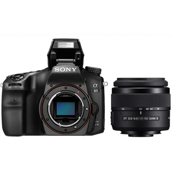Цифровой фотоаппарат SONY Alpha A68 kit 18-55mm Black ILCA68K.CEC