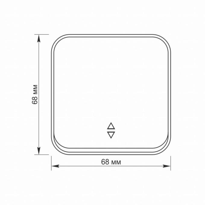 VIDEX BINERA IP20 наружный 1кл проходной белы
