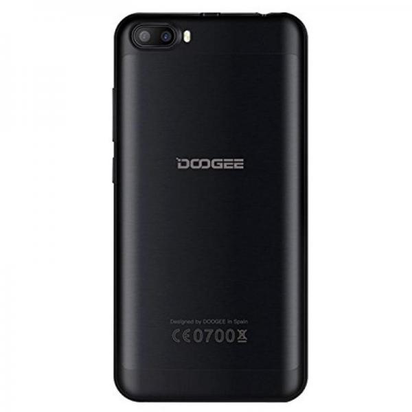 Смартфон Doogee Shoot 2 16GB Dual Sim Black; 5" (1280х720) IPS / MediaTek MT6580A / камера 5+5 Мп + 5 Мп / ОЗУ 2 ГБ / 16 ГБ встроенной + microSD до 128 ГБ / 3G (WCDMA) / Bluetooth, Wi-Fi / GPS / ОС Android 7.0 (Nougat) / 142.6 х 72.6 х 9.5 мм, 174 г / 3360 мАч / черный Shoot 2 16GB Black