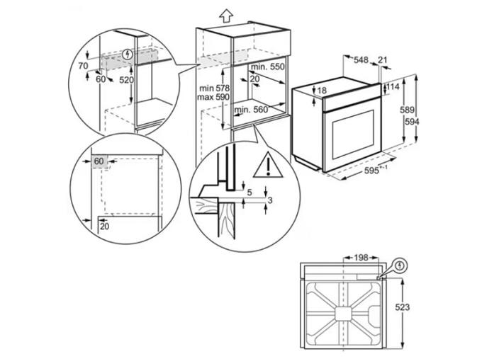 ELECTROLUX EOC8P39H