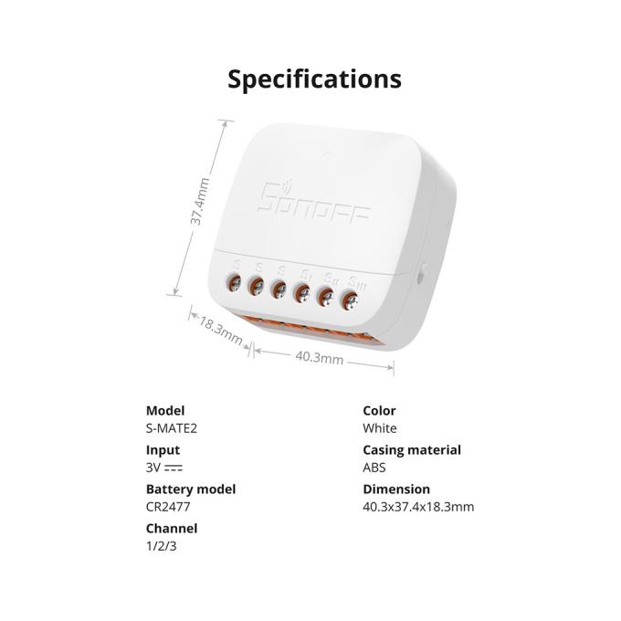 Sonoff S-MATE2