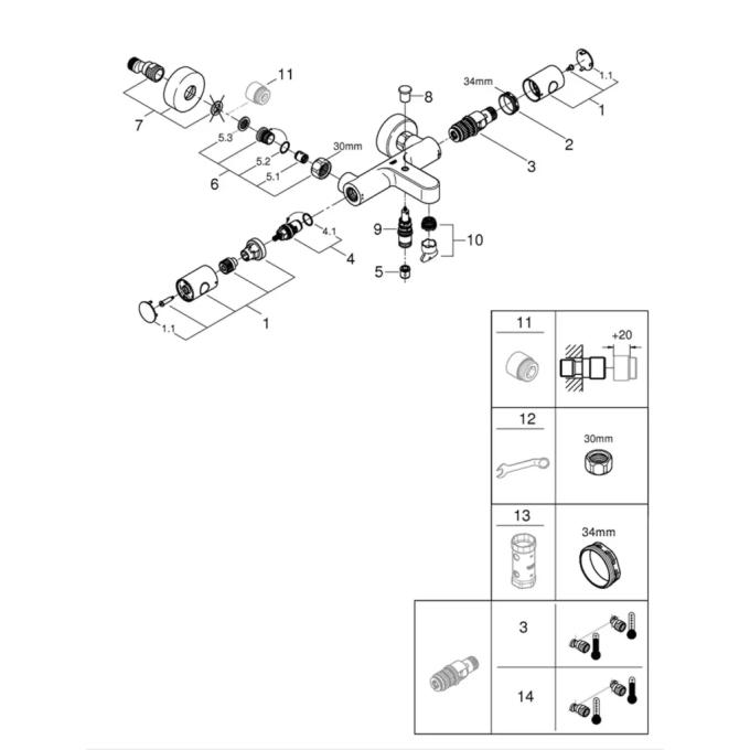 Grohe QuickFix 34774000