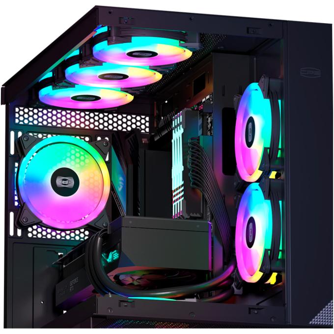 PCcooler F3 T120 ARGB Black