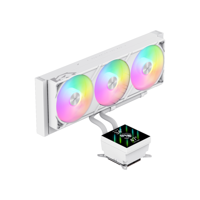 GAMEMAX GLACIER 360 LCD WH