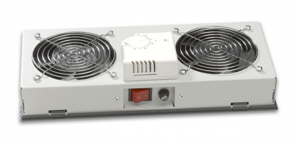 NETS Модуль вентиляторный 4 вент с цифровым термостатом, для серверных шкафов NETS DYN-FM-4F-ST-DT