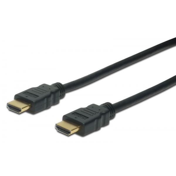 Кабель EDNET HDMI High speed + Ethernet (AM/AM) 2m, black DIGITUS 84472