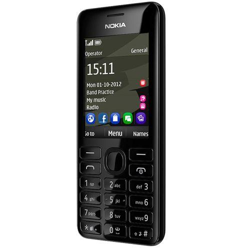 Мобильный телефон Nokia 206 (Asha) Black 0023P75