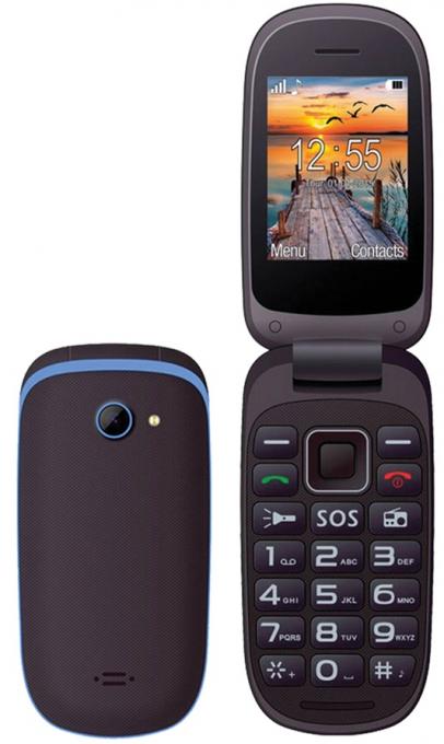 Мобильный телефон Maxcom MM818 Black-Blue 5908235973869